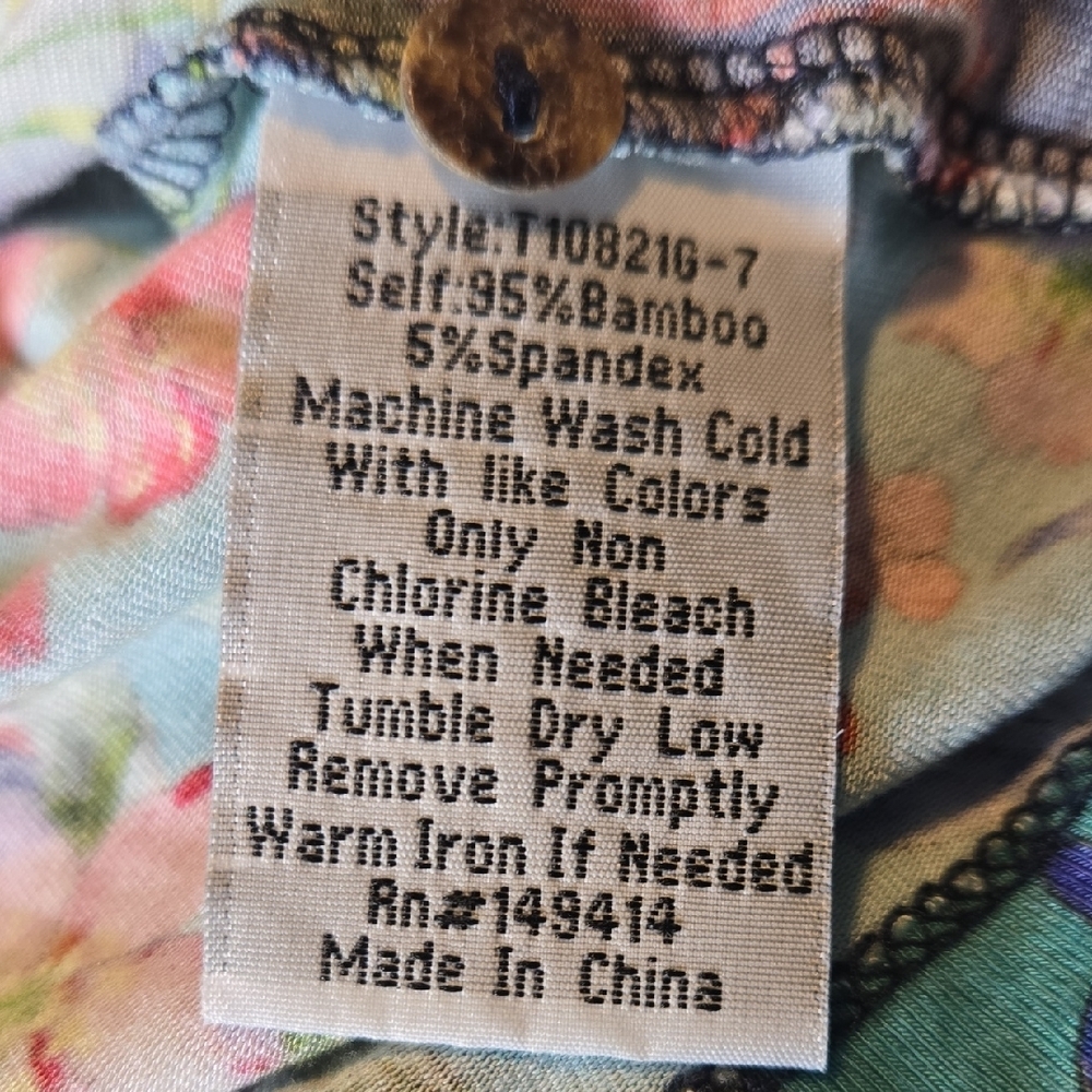 Johnny Was Multicolor Top - Picture 5 of 10